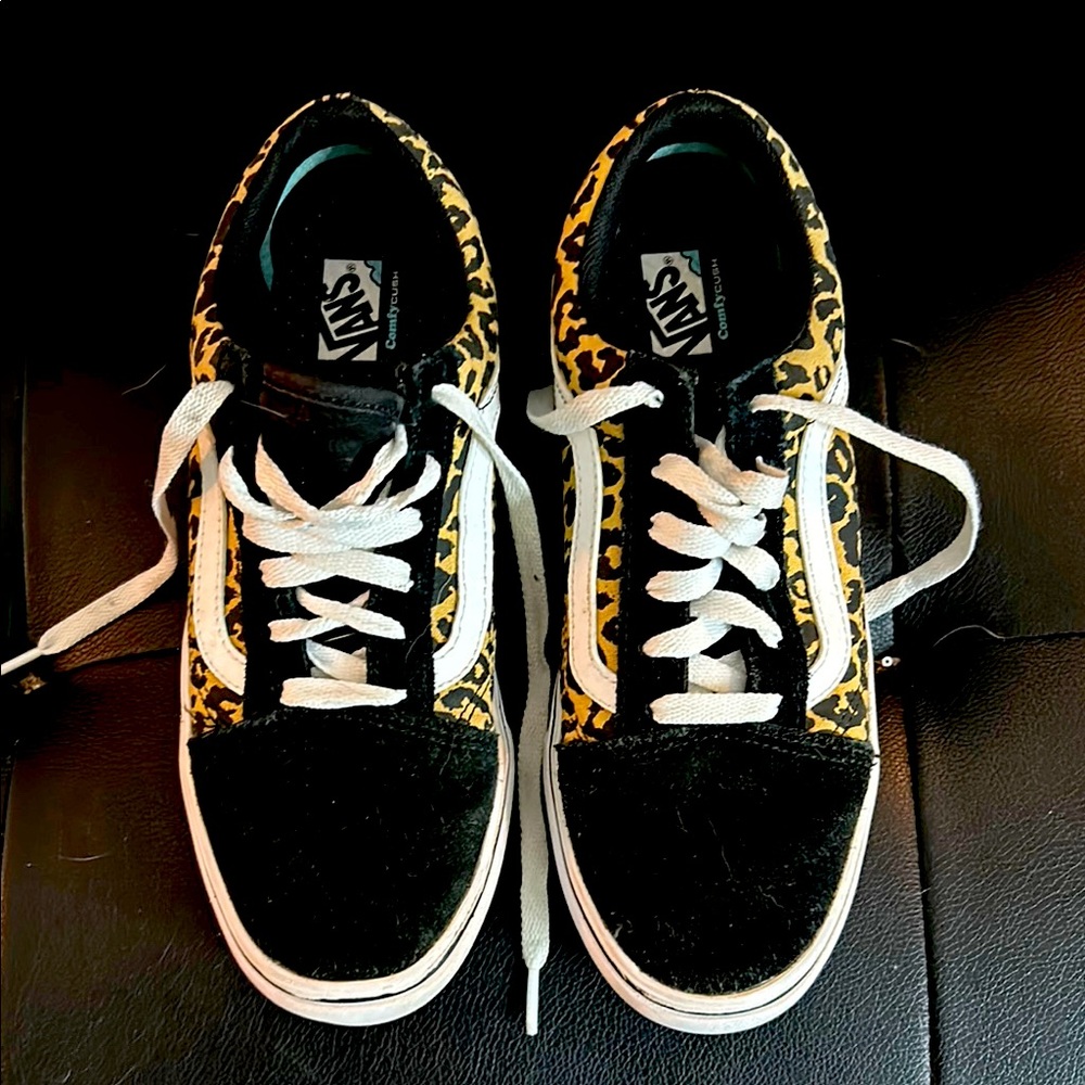 Vans Leopard Print Sneakers